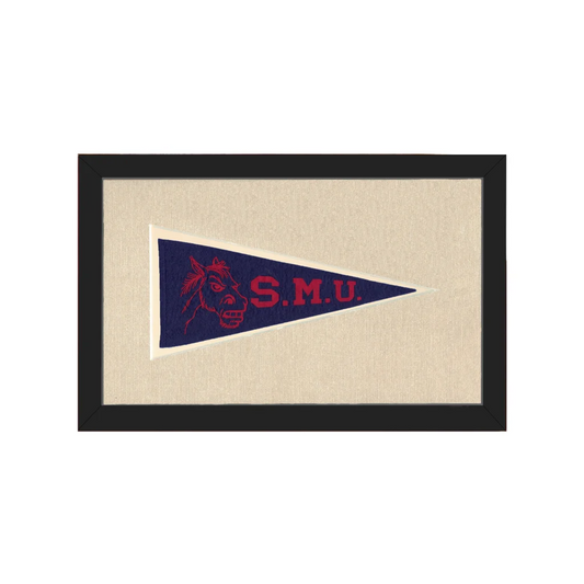 Vintage Southern Methodist University Pennant | Americana Memories | vintageantiquesgifts.com