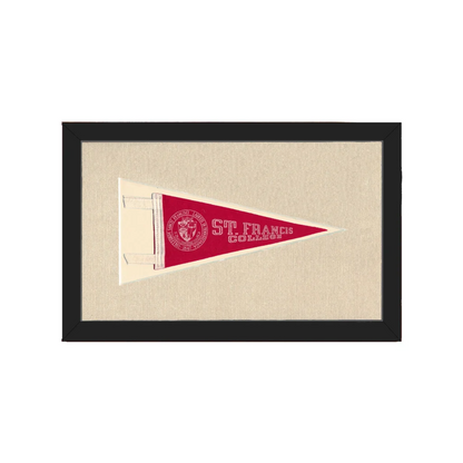 Vintage St Francis College Pennant | Americana Memories | vintageantiquesgifts.com