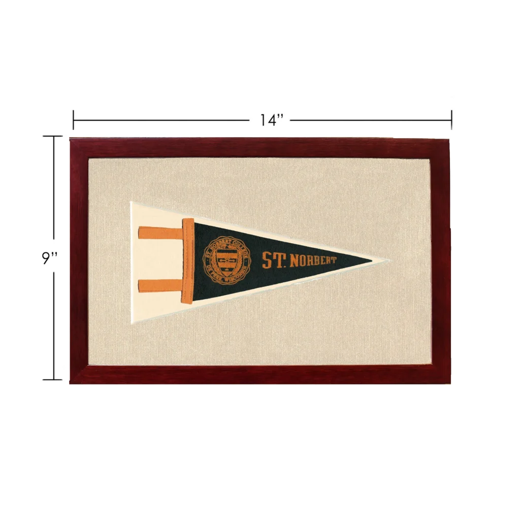 Vintage St Norbert College Pennant | Vintage Americana Sports Memorabilia | vintageantiquesgifts.com