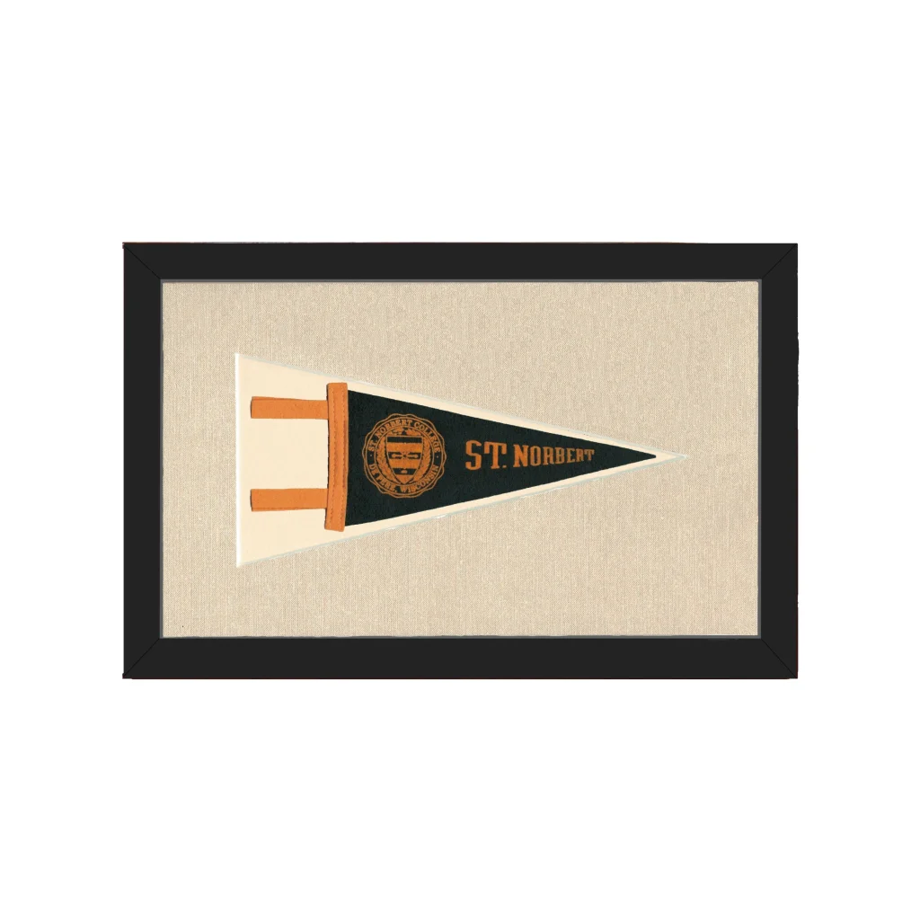 Vintage St Norbert College Pennant | Americana Memories | vintageantiquesgifts.com