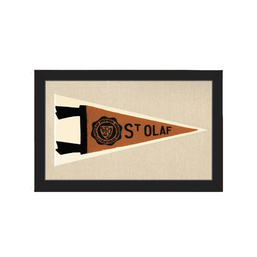 Vintage St. Olaf College Pennant | Americana Memories | vintageantiquesgifts.com