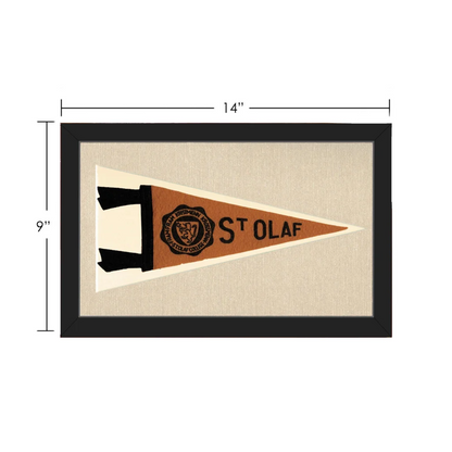 Vintage St. Olaf College Pennant | Vintage Collectible Sports Pennant | vintageantiquesgifts.com