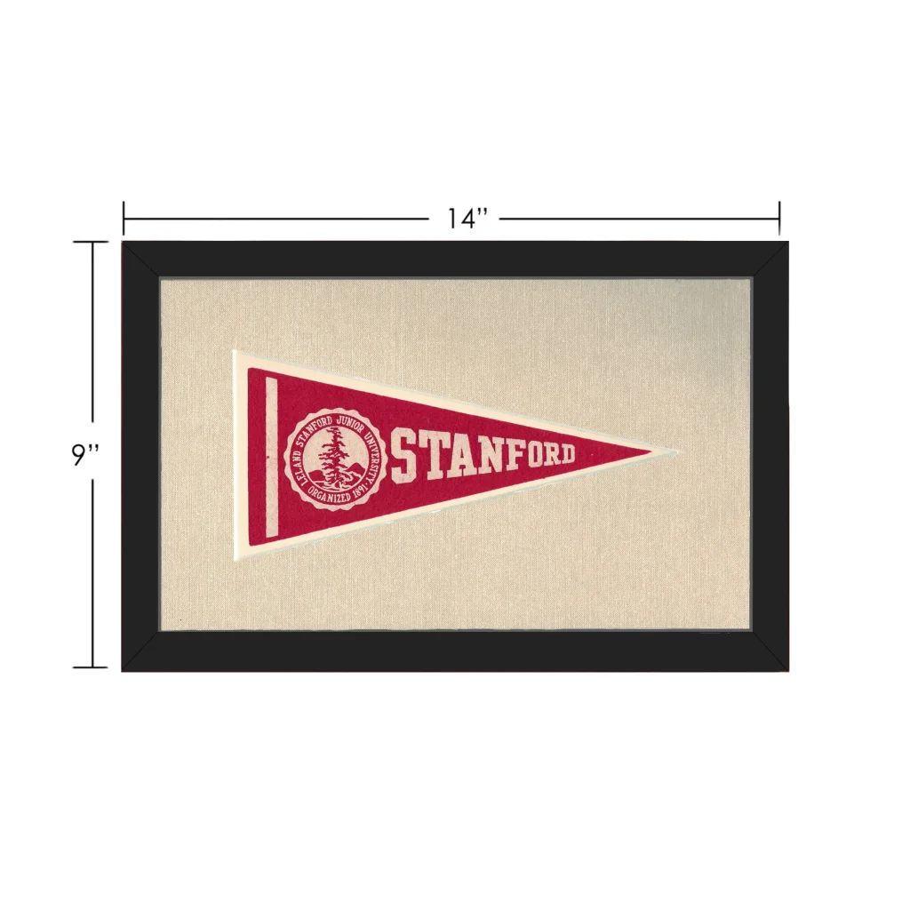 Vintage Stanford University Pennant | Vintage Collectible Sports Pennant | vintageantiquesgifts.com