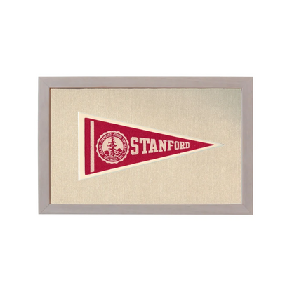 Vintage Stanford University Pennant | Rare Vintage Wool Felt Pennant Flag | vintageantiquesgifts.com