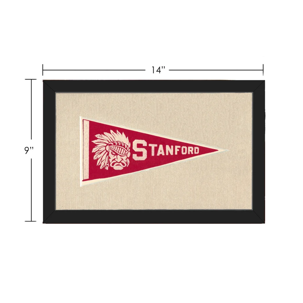 Vintage Stanford University Pennant | Vintage Collectible Sports Pennant | vintageantiquesgifts.com