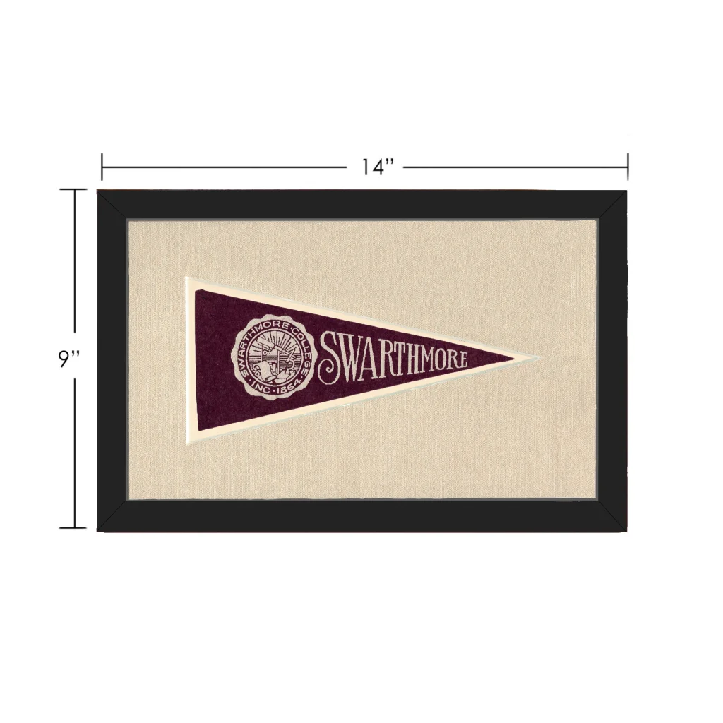 Vintage Swarthmore College Pennant | Vintage Collectible Sports Pennant | vintageantiquesgifts.com