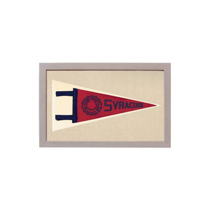 Vintage Syracuse University Pennant | Vintage Americana Sports Memorabilia | vintageantiquesgifts.com