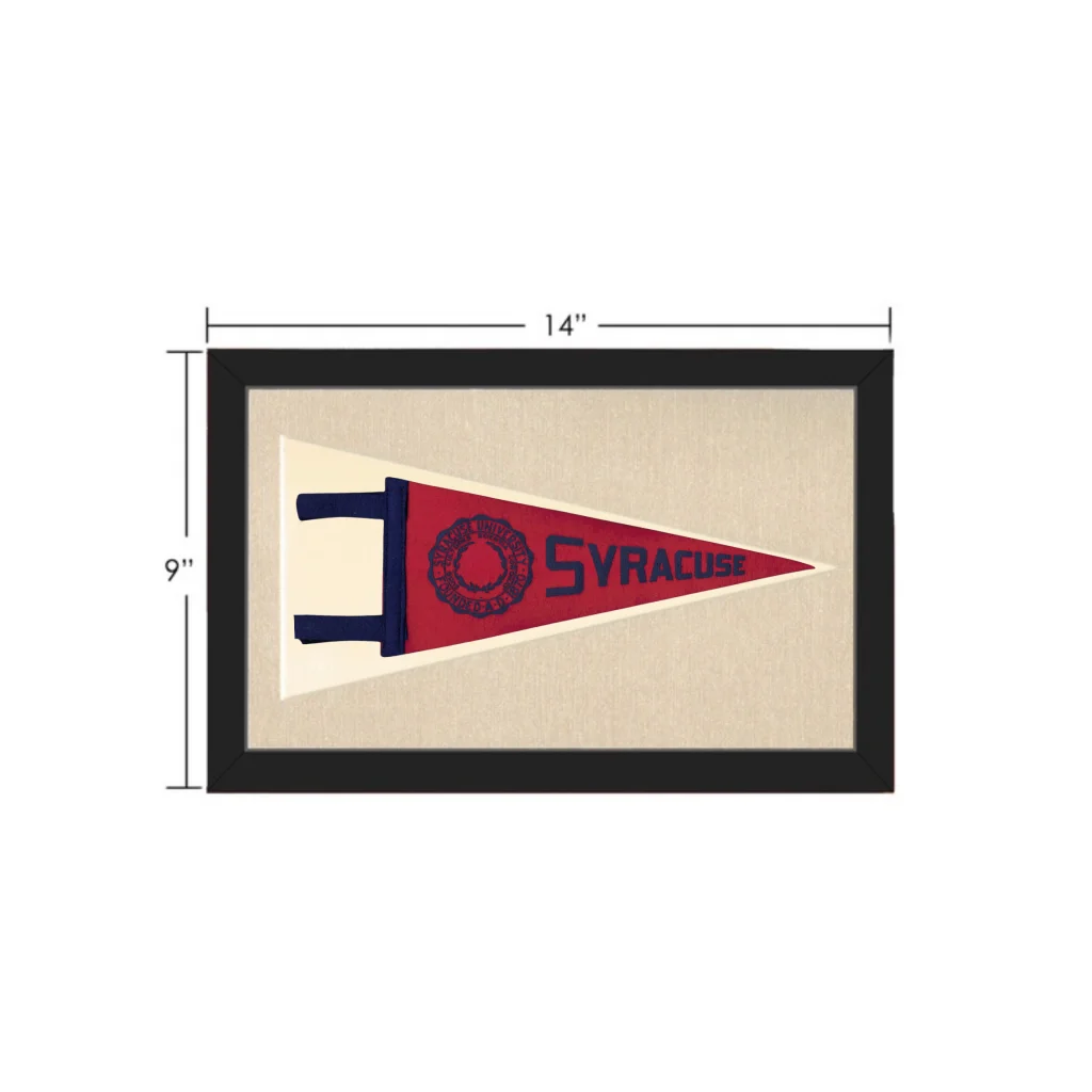 Vintage Syracuse University Pennant | Vintage Collectible Sports Pennant | vintageantiquesgifts.com