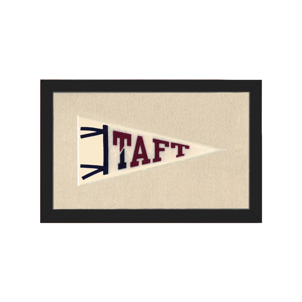Vintage Taft School Pennant | Americana Memories | vintageantiquesgifts.com