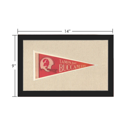 Vintage Tampa Bay Buccaneers Pennant | Vintage Collectible Sports Pennant | vintageantiquesgifts.com
