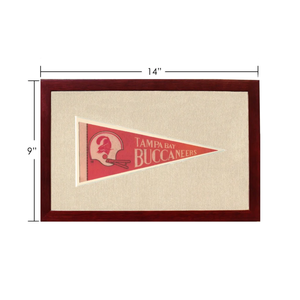 Vintage Tampa Bay Buccaneers Pennant | Vintage Americana Sports Memorabilia | vintageantiquesgifts.com