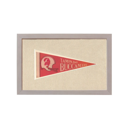 Vintage Tampa Bay Buccaneers Pennant | Rare Vintage Wool Felt Pennant Flag | vintageantiquesgifts.com