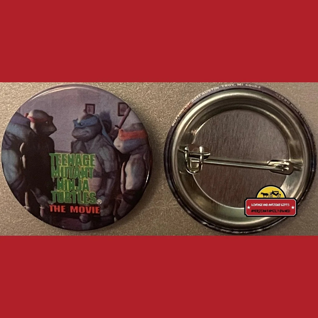 Vintage Teenage Mutant Ninja Turtles Movie Pin Group Shot 1990 Tmnt Advertisements and Antique Gifts Home page Official