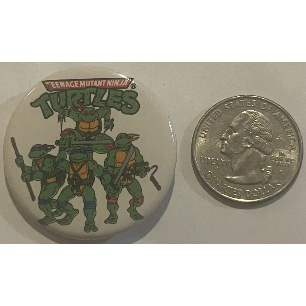 Vintage Teenage Mutant Ninja Turtles Movie Pin Battle Pose 1990 Tmnt Advertisements and Antique Gifts Home page