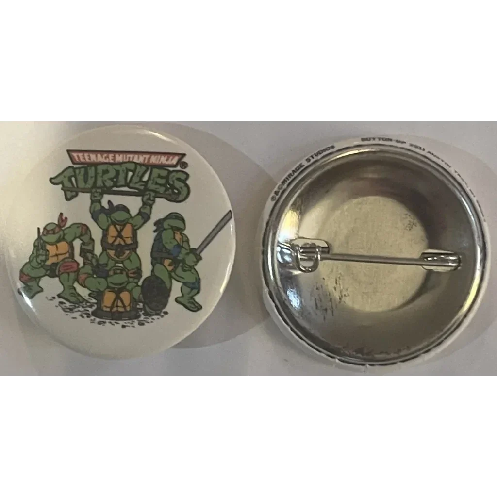 Vintage Teenage Mutant Ninja Turtles Movie Pin Group Sewer Exit 1990 TMNT Collectibles Relive Childhood with Pin: