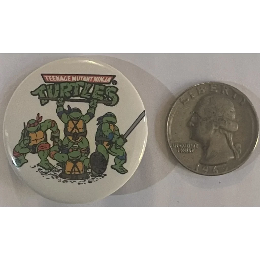Vintage Teenage Mutant Ninja Turtles Movie Pin Group Sewer Exit 1990 TMNT Collectibles Antique Misc. and Memorabilia