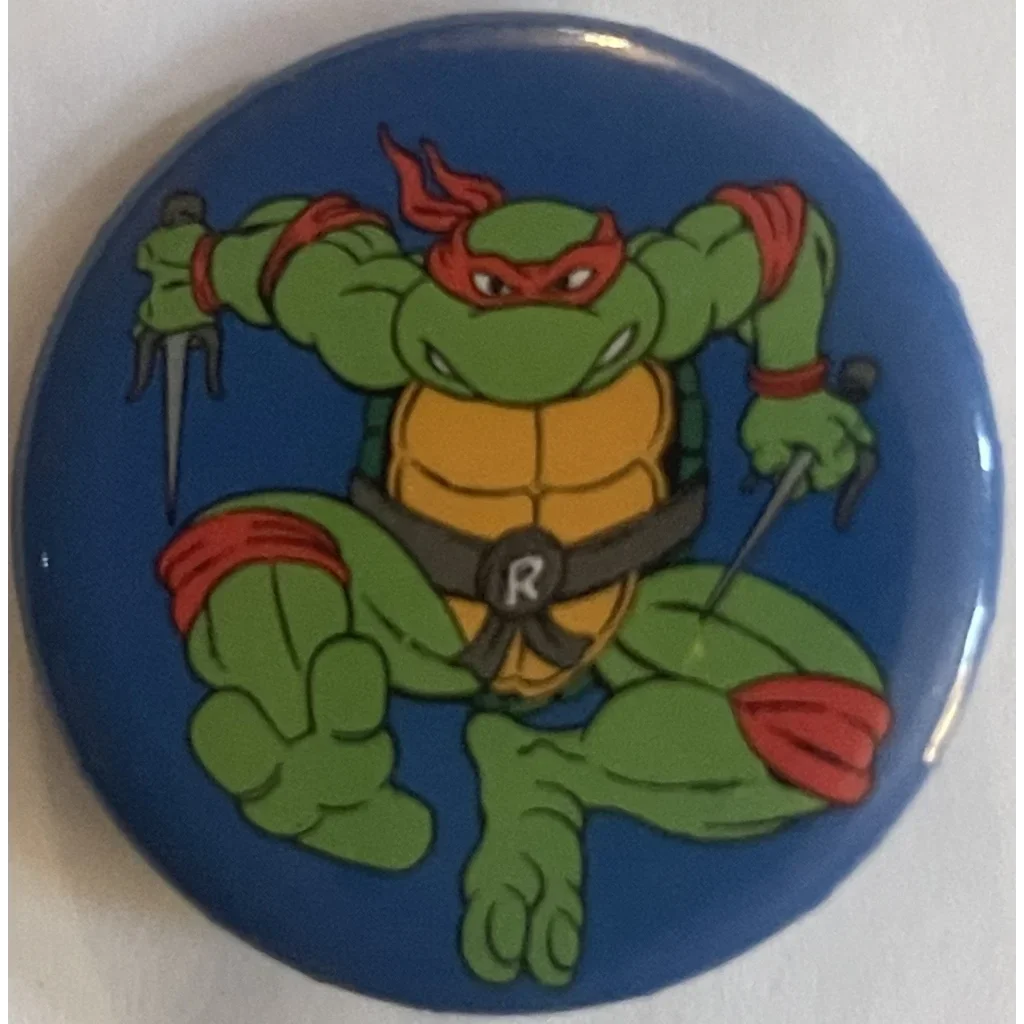 Vintage Teenage Mutant Ninja Turtles Movie Pin Solo Raphael 1990 TMNT Collectibles Pin: - Grab Your Piece of Turtle