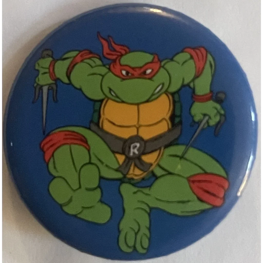 Vintage Teenage Mutant Ninja Turtles Movie Pin Solo Raphael 1990 TMNT Collectibles and Antique Gifts Home page Pin: