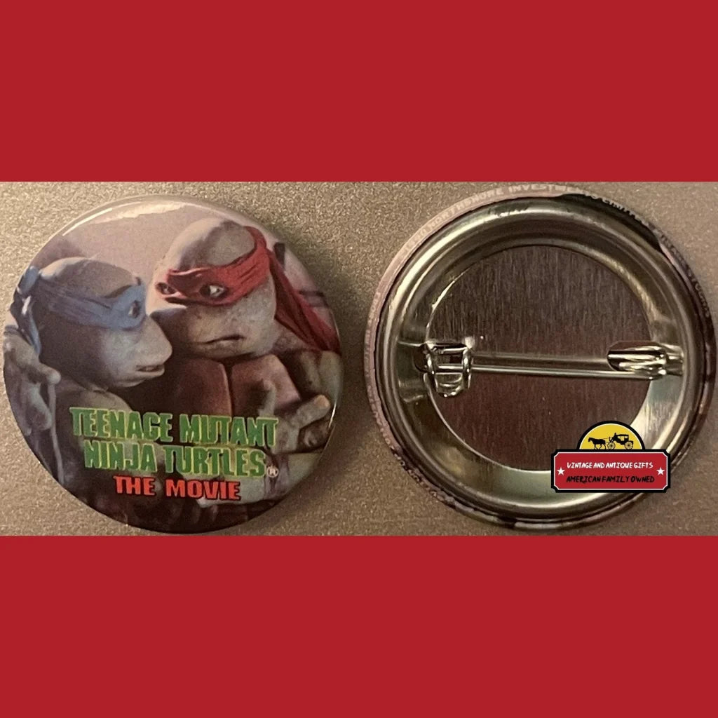 Vintage Teenage Mutant Ninja Turtles Movie Pin Raphael And Leonardo 1990 Tmnt Advertisements Antique Gifts Home page
