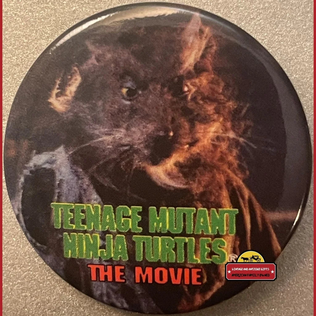 Vintage Teenage Mutant Ninja Turtles Movie Pin Splinter 1990 Tmnt Advertisements and Antique Gifts Home page Rare TMNT