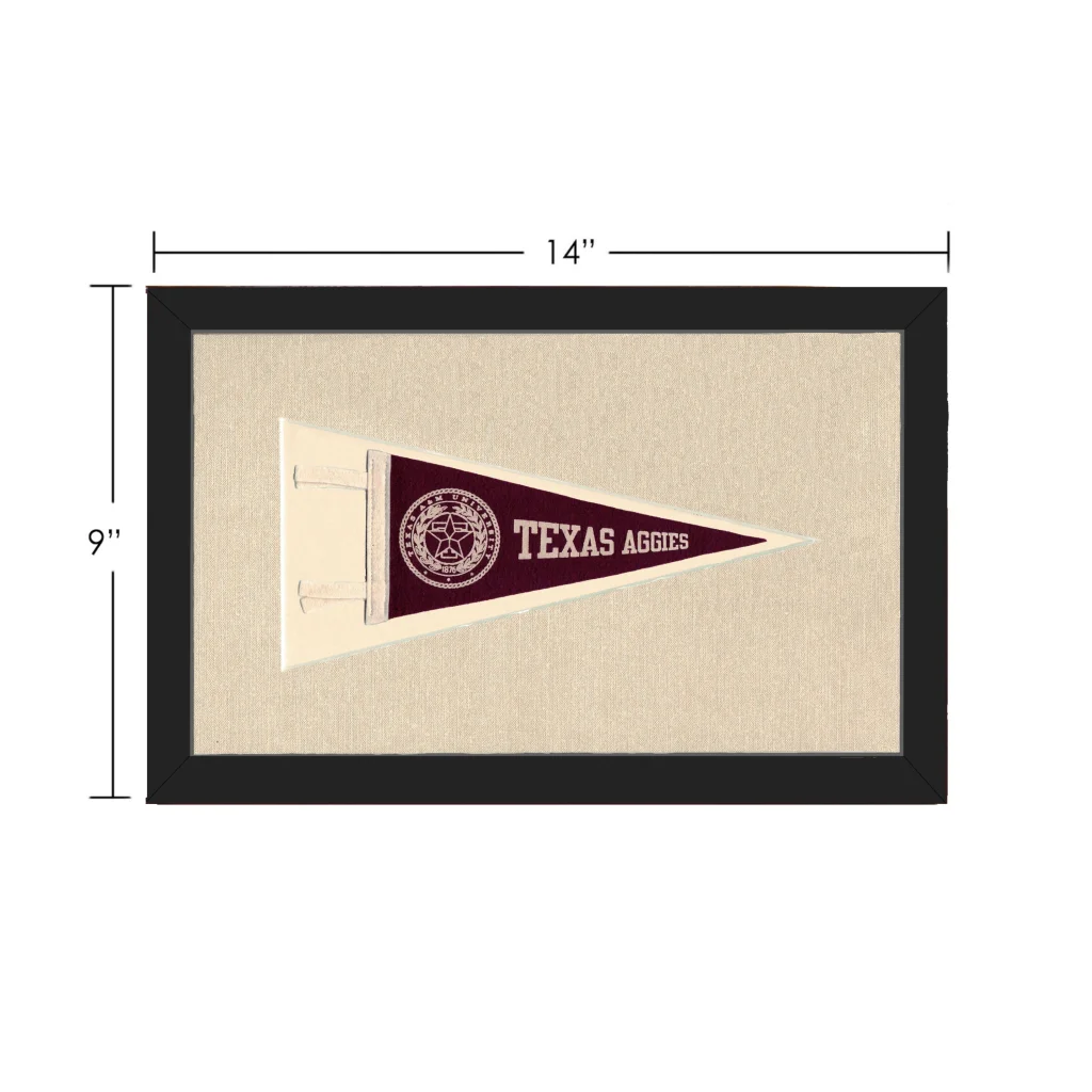 Vintage Texas A&M Pennant | Vintage Collectible Sports Pennant | vintageantiquesgifts.com