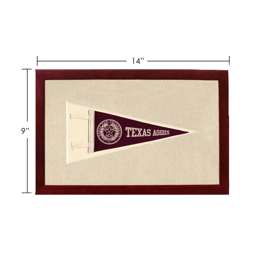 Vintage Texas A&M Pennant | Vintage Americana Sports Memorabilia | vintageantiquesgifts.com
