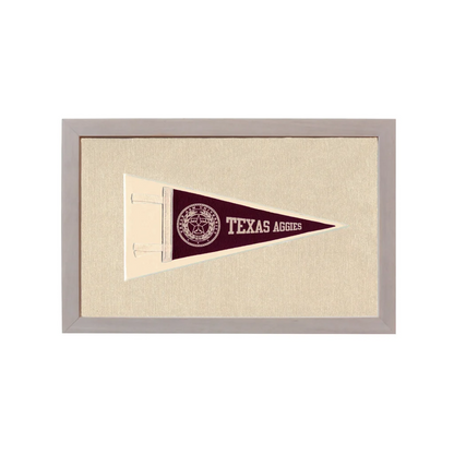 Vintage Texas A&M Pennant | Rare Vintage Wool Felt Pennant Flag | vintageantiquesgifts.com