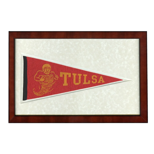 Vintage Tulsa University Pennant | Americana Memories | vintageantiquesgifts.com