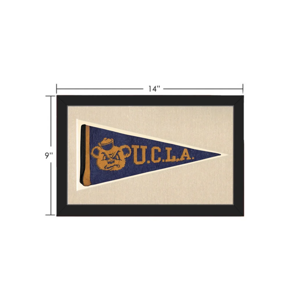 Vintage UCLA Pennant | Vintage Collectible Sports Pennant | vintageantiquesgifts.com