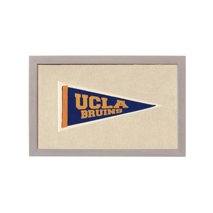 Vintage UCLA Pennant | Rare Vintage Wool Felt Pennant Flag | vintageantiquesgifts.com