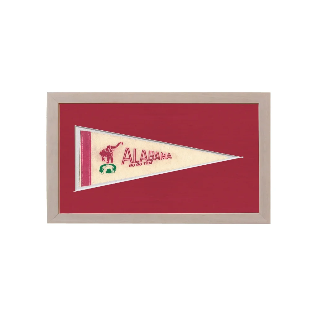 Vintage University of Alabama Pennant | Vintage Americana Sports Memorabilia | vintageantiquesgifts.com
