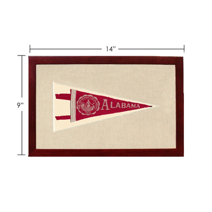 Vintage University of Alabama Pennant | Rare Vintage Wool Felt Pennant Flag | vintageantiquesgifts.com