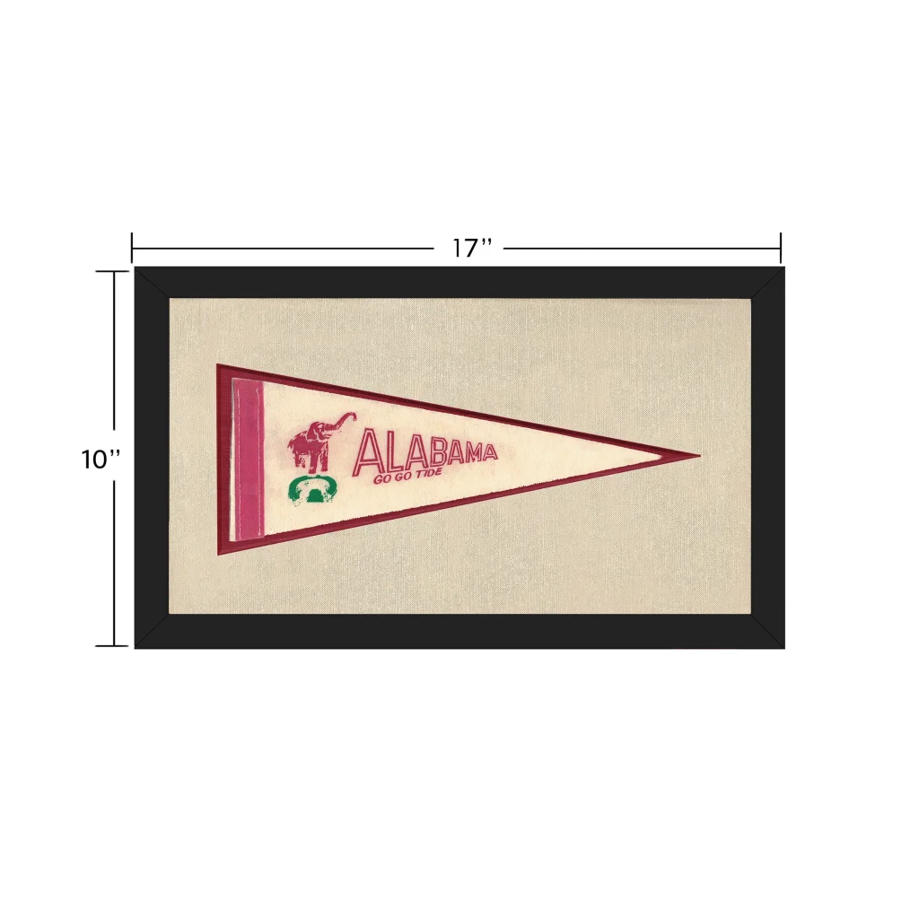 Vintage University of Alabama Pennant | Vintage Collectible Sports Pennant | vintageantiquesgifts.com