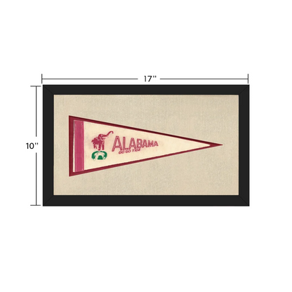 Vintage University of Alabama Pennant | Vintage Collectible Sports Pennant | vintageantiquesgifts.com