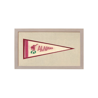 Vintage University of Alabama Pennant | Vintage Americana Sports Memorabilia | vintageantiquesgifts.com