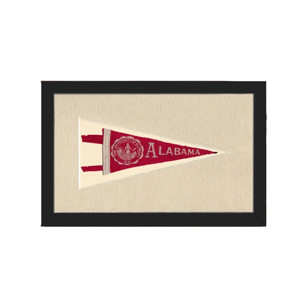 Vintage University of Alabama Pennant | Americana Memories | vintageantiquesgifts.com
