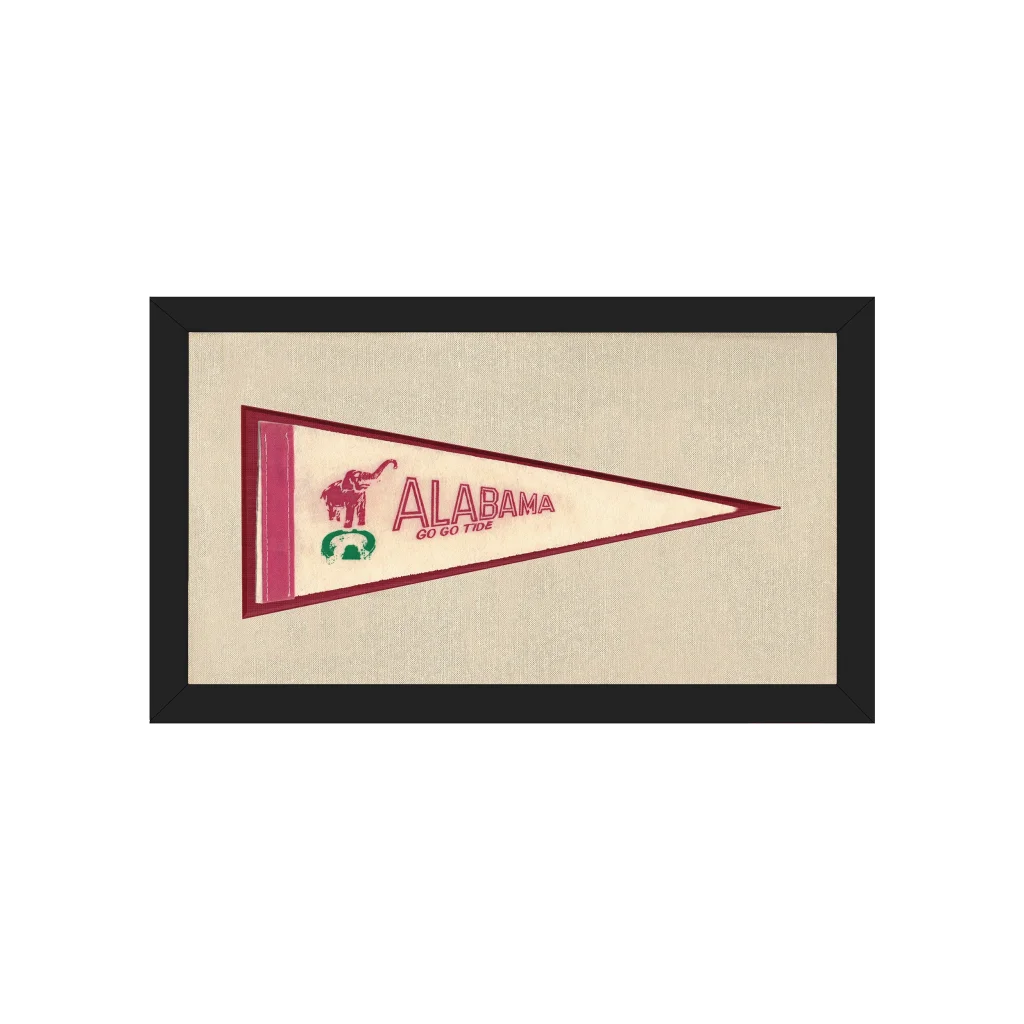 Vintage University of Alabama Pennant | Americana Memories | vintageantiquesgifts.com
