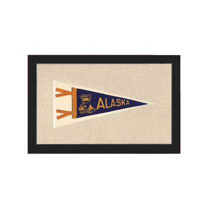 Vintage University of Alaska Pennant | Americana Memories | vintageantiquesgifts.com