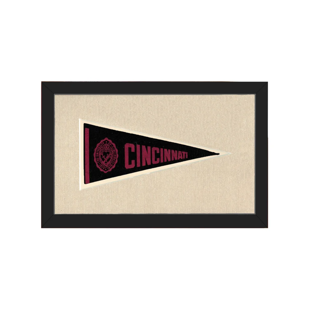 Vintage University of Cincinnati Pennant | Americana Memories | vintageantiquesgifts.com