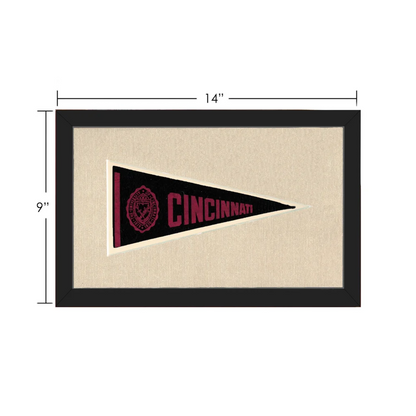 Vintage University of Cincinnati Pennant | Vintage Collectible Sports Pennant | vintageantiquesgifts.com