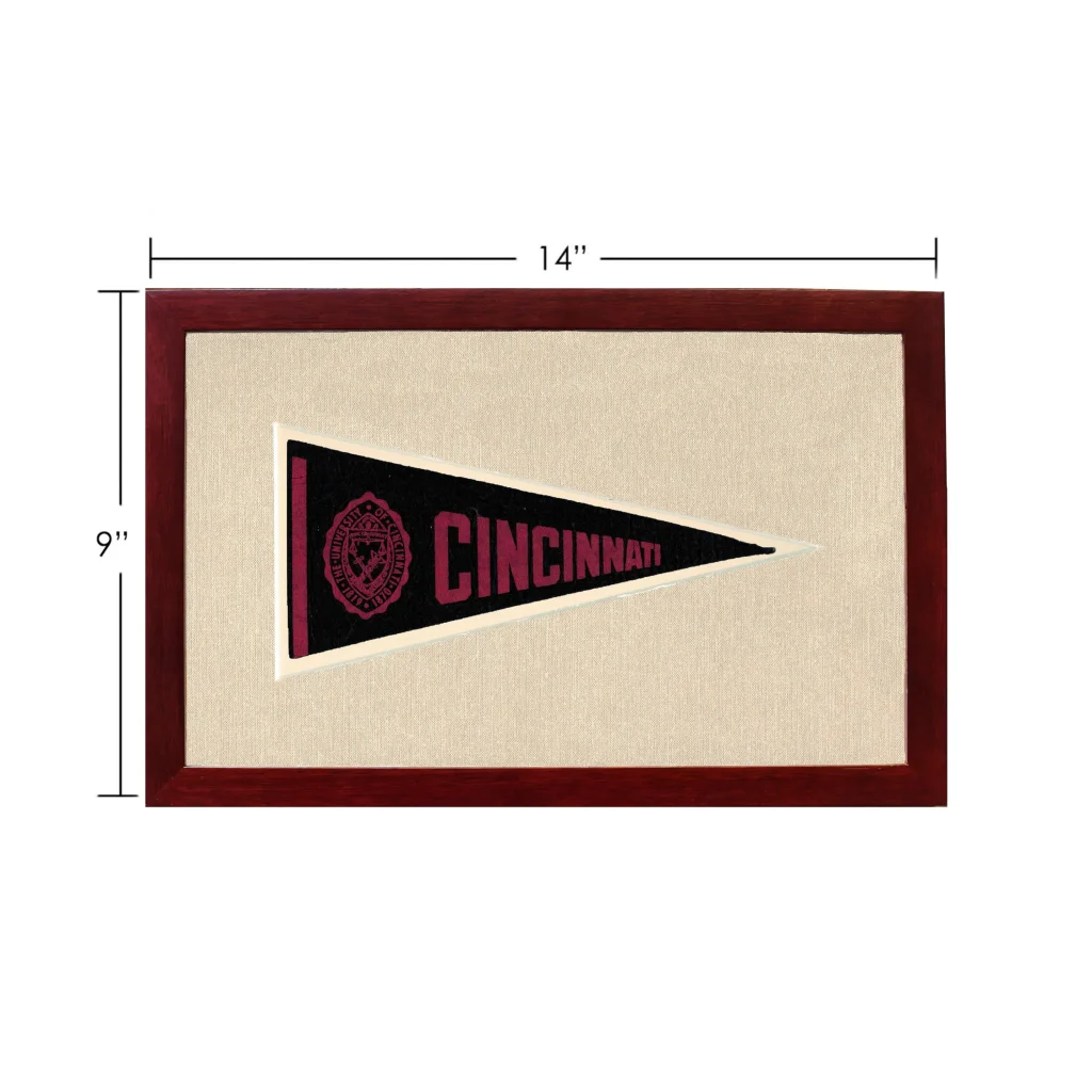 Vintage University of Cincinnati Pennant | Vintage Americana Sports Memorabilia | vintageantiquesgifts.com