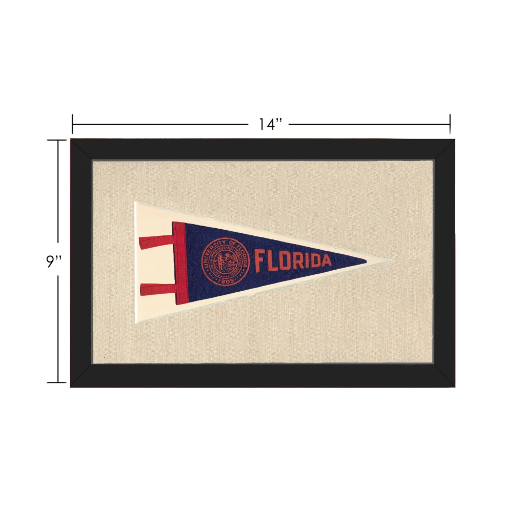 Vintage University of Florida Pennant | Vintage Collectible Sports Pennant | vintageantiquesgifts.com