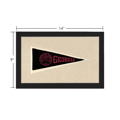 Vintage University of Georgia Pennant | Vintage Collectible Sports Pennant | vintageantiquesgifts.com