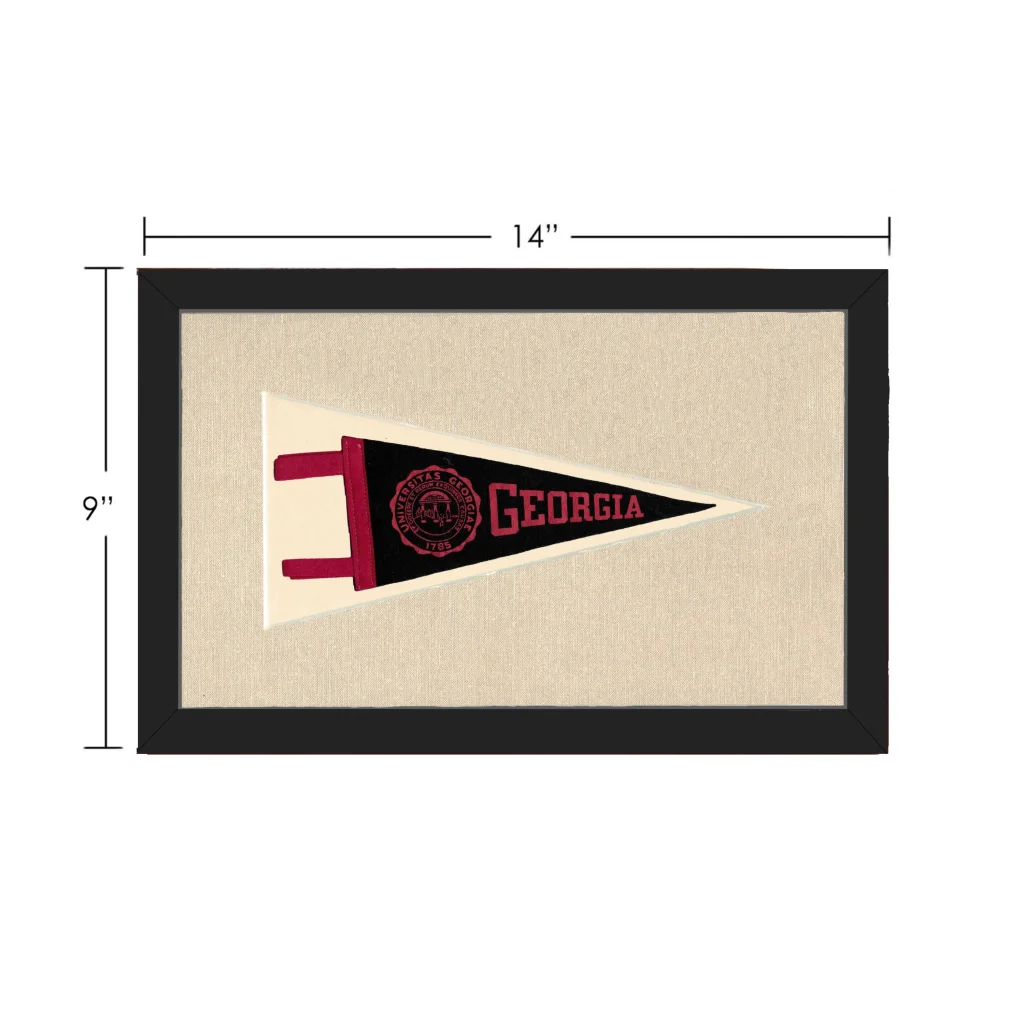 Vintage University of Georgia Pennant | Vintage Collectible Sports Pennant | vintageantiquesgifts.com