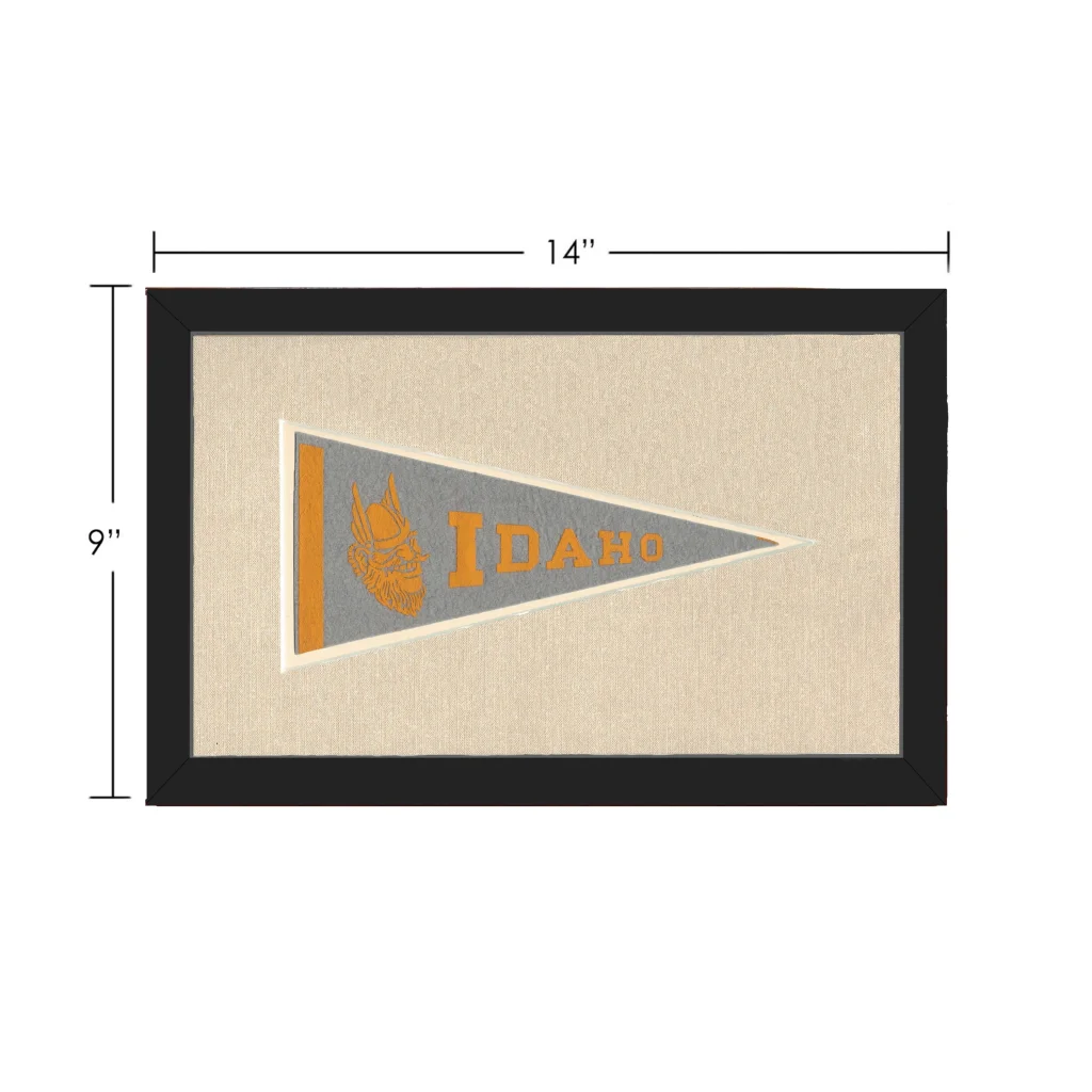 Vintage University of Idaho Pennant | Vintage Collectible Sports Pennant | vintageantiquesgifts.com