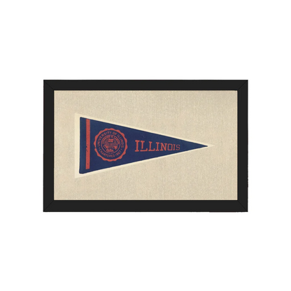 Vintage University of Illinois Pennant | Americana Memories | vintageantiquesgifts.com
