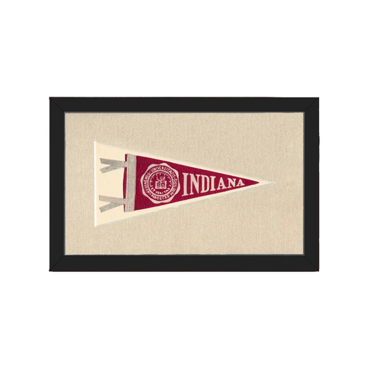 Vintage University of Indiana Pennant | Americana Memories | vintageantiquesgifts.com