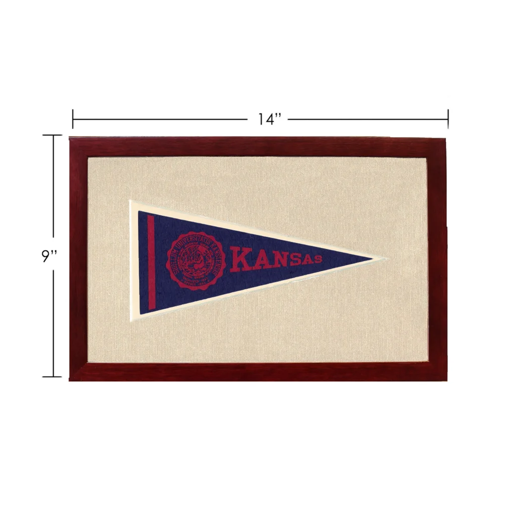 Vintage University of Kansas Pennant | Vintage Americana Sports Memorabilia | vintageantiquesgifts.com