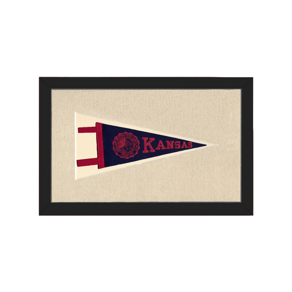 Vintage University of Kansas Pennant | Americana Memories | vintageantiquesgifts.com
