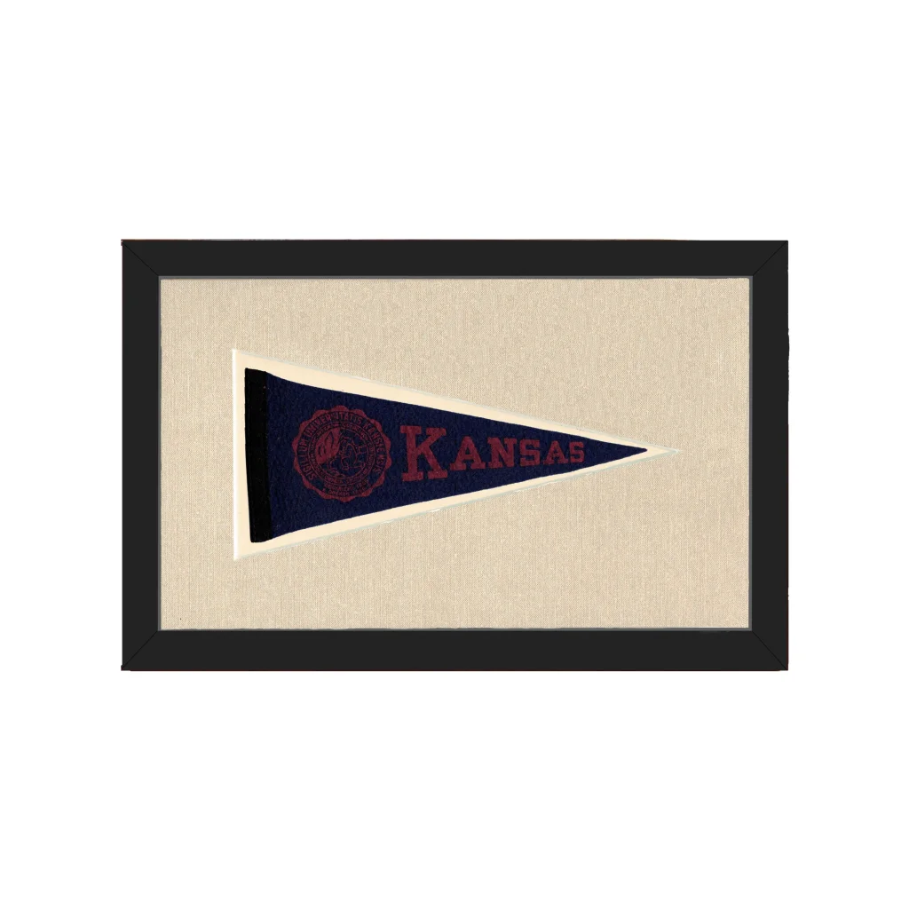 Vintage University of Kansas Pennant | Americana Memories | vintageantiquesgifts.com